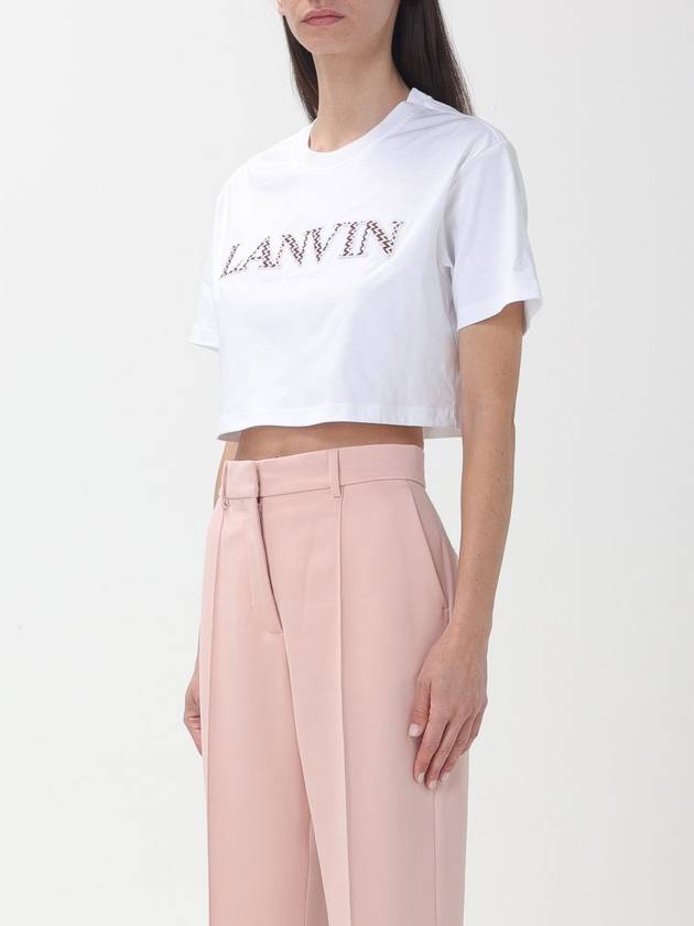 T-shirt cropped Lanvin in cotone - LANVIN - BALAAN 4