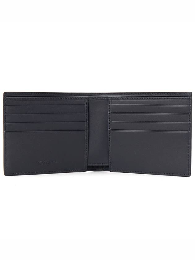 Intrecciato Weaving Half Wallet Black - BOTTEGA VENETA - BALAAN 5