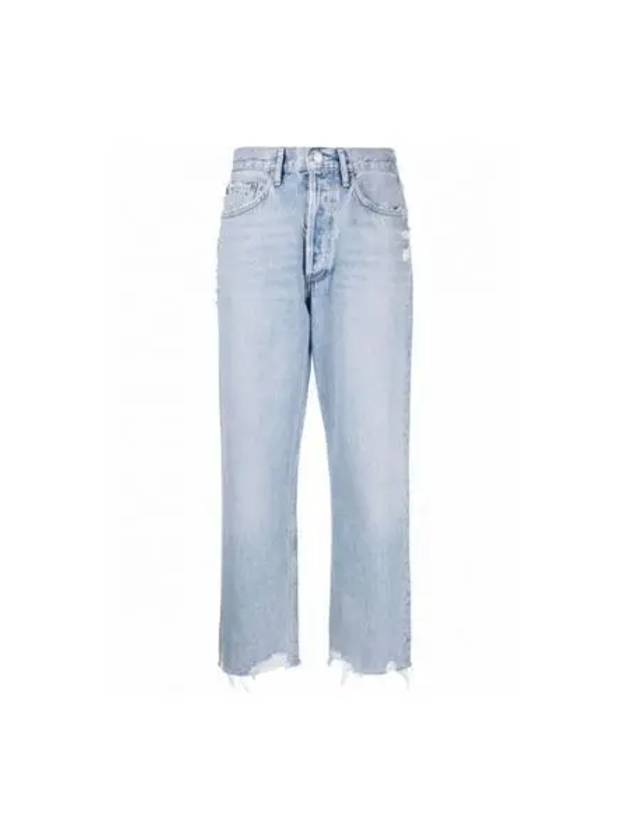 90s Crop Denim Straight Jeans Blue - AGOLDE - BALAAN 2