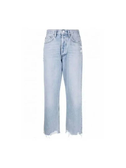 90s Crop Denim Straight Jeans Blue - AGOLDE - BALAAN 2