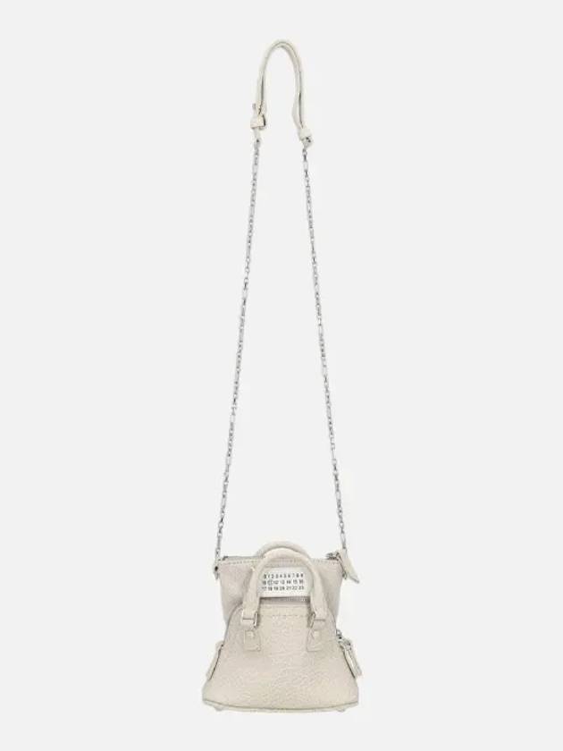 5AC Classic Baby Shoulder Bag Greige - MAISON MARGIELA - BALAAN 4