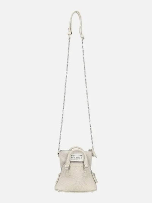 5AC Classic Baby Shoulder Bag Greige - MAISON MARGIELA - BALAAN 2