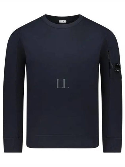 Light Fleece Sweatshirt Navy - CP COMPANY - BALAAN 2