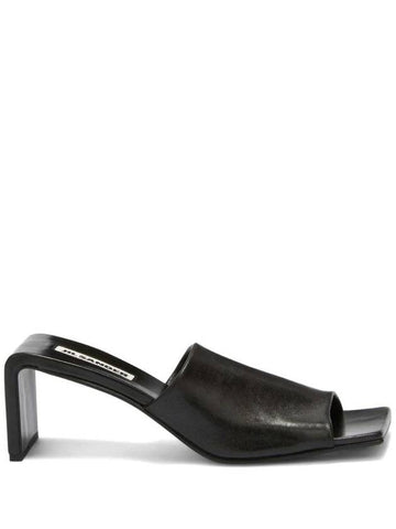 Square Open Toe Leather Sandals J15WP0124P6598 - JIL SANDER - BALAAN 1