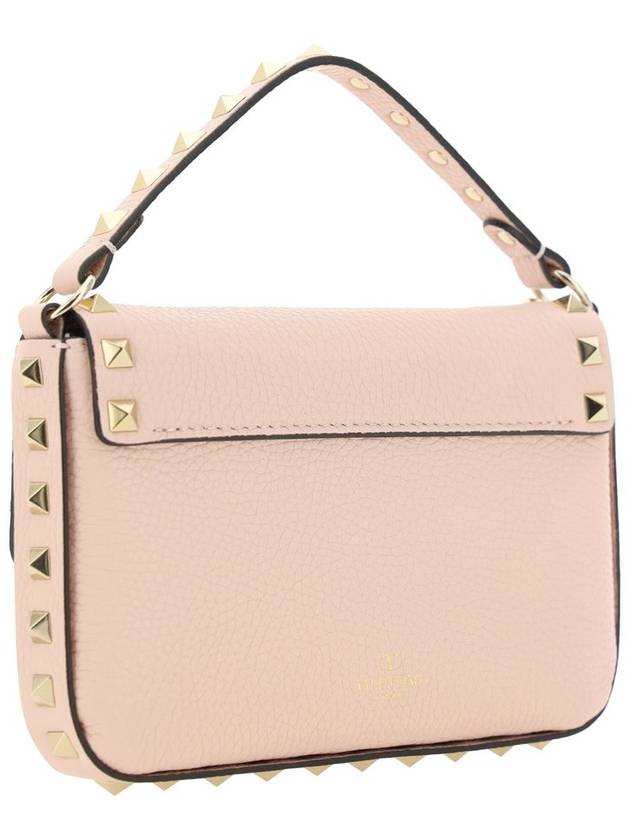 Rockstud Chain Cross Bag Pink - VALENTINO - BALAAN 3