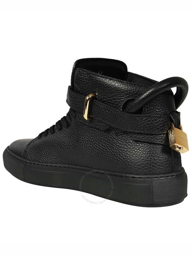 Buscemi Men's Black Alce High-Top Leather Sneakers, Brand Size 41 ( US Size 8 ) - BUSCEMI - BALAAN 3