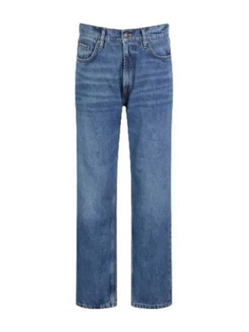 Blue Rigid Regular Fit Denim Jeans Pants - HUGO BOSS - BALAAN 1