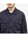 Chrome R Pocket Over Long Sleeve Shirt Navy - CP COMPANY - BALAAN 6