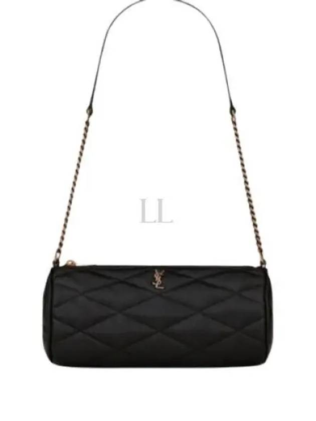 Tube Quilting Small Shoulder Bag Black - SAINT LAURENT - BALAAN 2