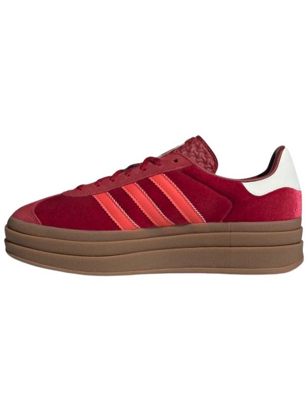 Gazelle Bold Low Top Sneakers Red - ADIDAS - BALAAN 3