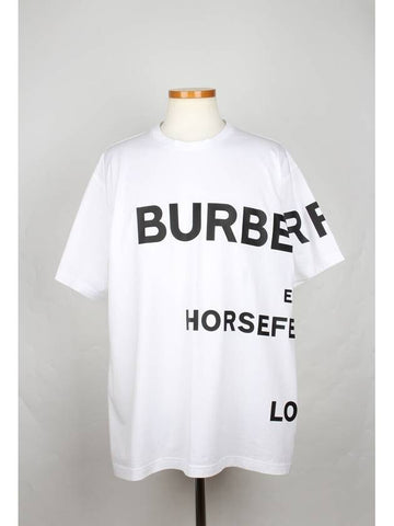 Horseferry Logo Short Sleeve T Shirt M - BURBERRY - BALAAN 1