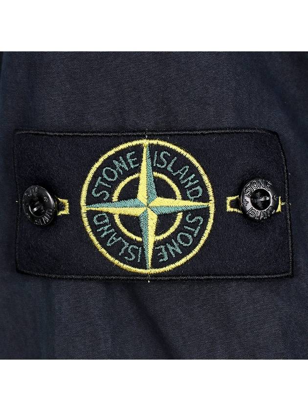 Wappen Old Effect Hooded Jacket Navy - STONE ISLAND - BALAAN 7