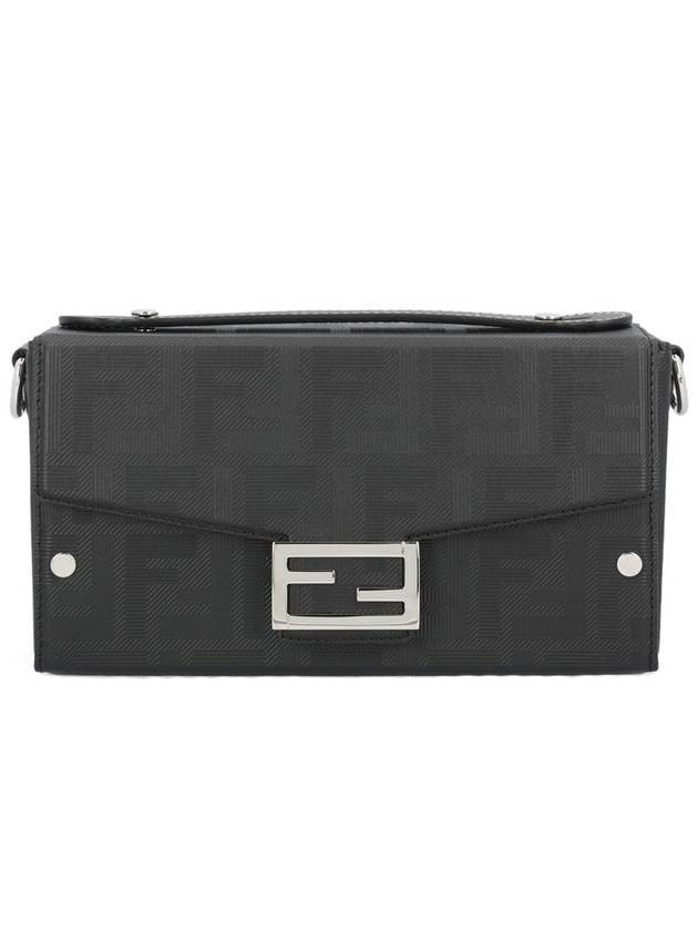 Baguette Soft Trunk Cross Bag Black - FENDI - BALAAN 1