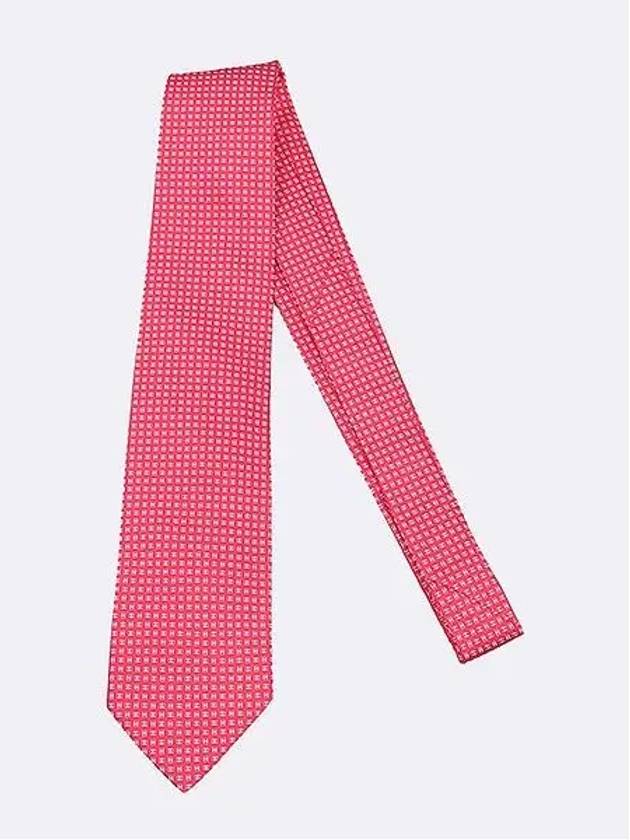 Red color tie fashion accessories - HERMES - BALAAN 1