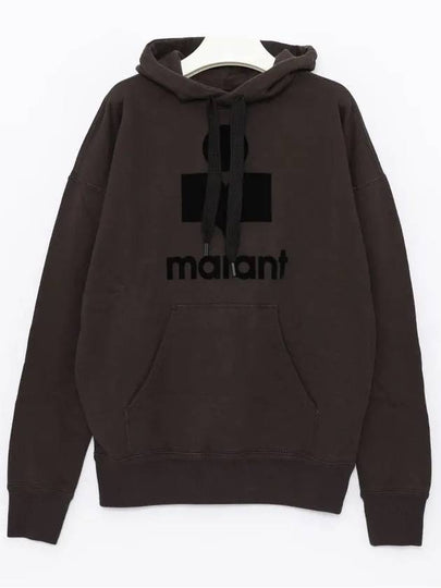 Mansel Logo Hoodie Faded Black - ISABEL MARANT - BALAAN 2