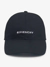 4G Logo Twill Ball Cap Black - GIVENCHY - BALAAN 2