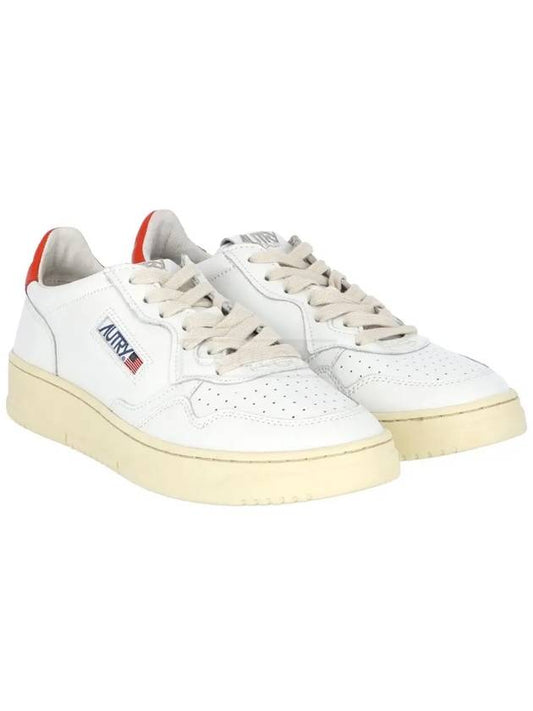 Medalist low top sneakers WHITE ORANGE AVLM LL24 - AUTRY - BALAAN 1