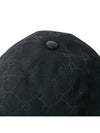 Original GG Web Supreme Canvas Baseball Ball Cap Black - GUCCI - BALAAN 8