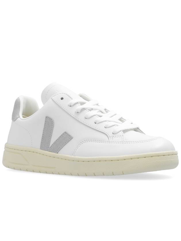 Veja ‘V-12 Leather’ Sneakers, Men's, White - VEJA - BALAAN 4