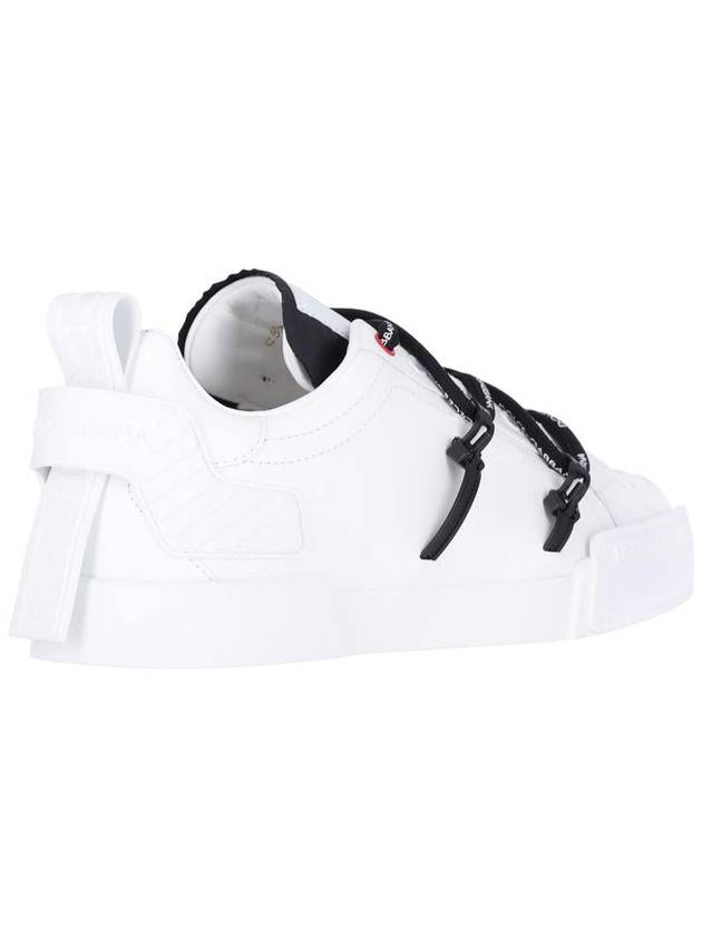 Dolce & Gabbana Men's Portofino Low Top Sneakers White - DOLCE&GABBANA - BALAAN 5