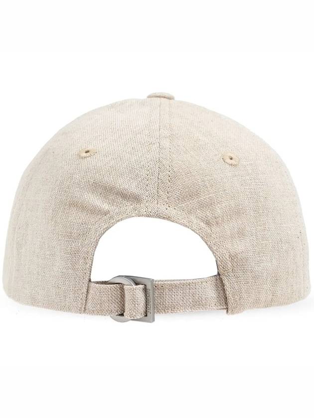 Logo Ball Cap Light Grey - JACQUEMUS - BALAAN 4