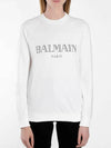 FW Logo Sweatshirt White 146908I767 C5207 - BALMAIN - BALAAN 1