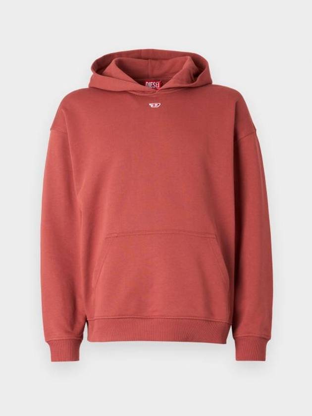 D Logo Patch Hoodie Red - DIESEL - BALAAN 2