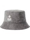 Hailey Denim Bucket Hat Grey - ISABEL MARANT - BALAAN 2