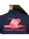 Hawaiian Airlines 50's Polo Short Sleeve T-Shirt Navy - HORN GARMENT - BALAAN 8