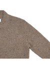 Donegal Classic Cashmere Wool Knit Top Walnut - MAISON MARGIELA - BALAAN 5