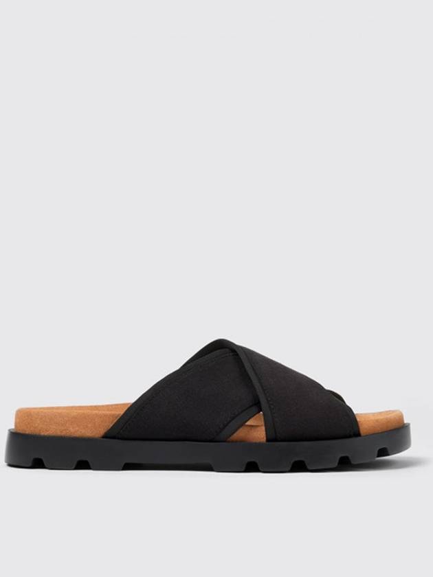 Brutus Cross Strap Sandals Black - CAMPER - BALAAN 2