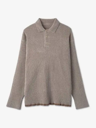 Men's Duci Chenille Knit Top Beige - JACQUEMUS - BALAAN 2