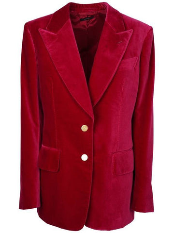 Women's Donna Jacket Raspberry - TOM FORD - BALAAN 1