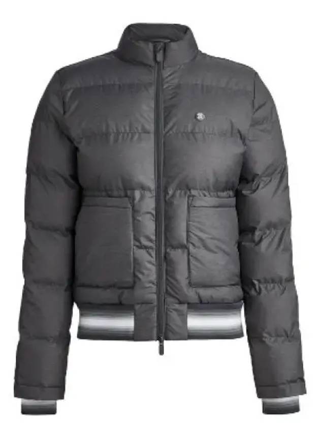 Women's Nylon Melange Padded Jacket Charcoal Heather Grey - G/FORE - BALAAN 2