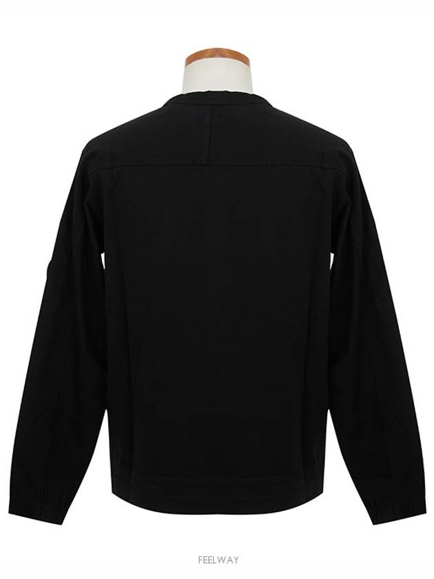 Front Pocket Heavy Jersey Sweatshirt Black - CP COMPANY - BALAAN 4