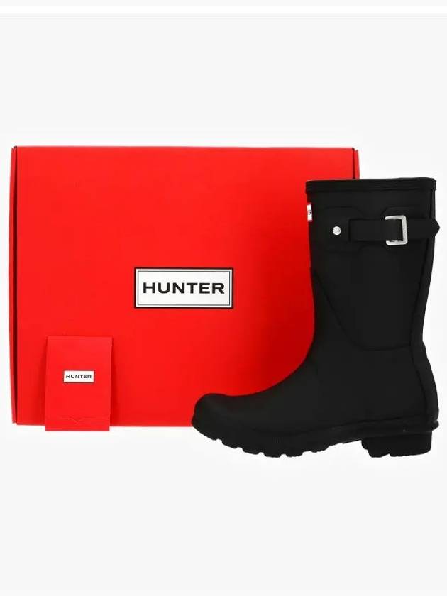 Original Matte Short Rain Boots Black - HUNTER - BALAAN 5