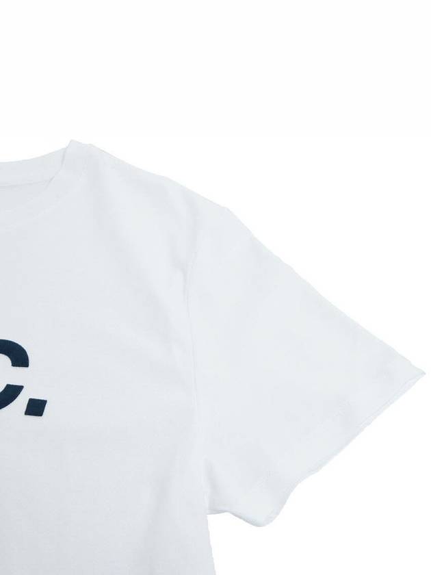 Men's VPC Logo Short Sleeve T-Shirt White - A.P.C. - BALAAN 5