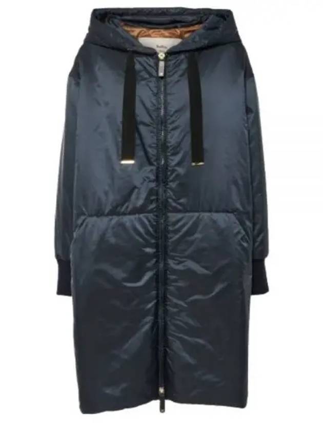 Greenf Hooded Padding Navy - MAX MARA - BALAAN 2