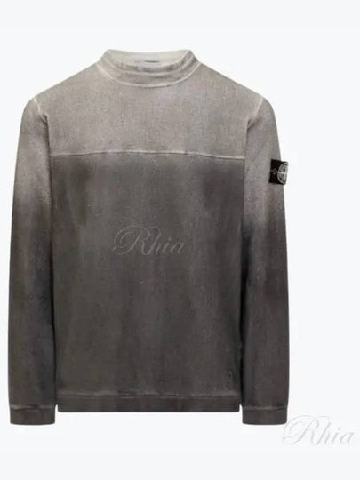 Recycle Organic Cotton Sweatshirt Grey - STONE ISLAND - BALAAN 2