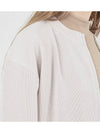 Essential Round Cardigan Zip Up Ivory - CHANCE'S NOI - BALAAN 7