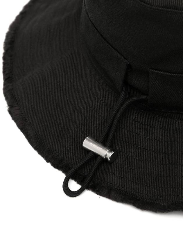 Le Bob Artichaut Bucket Hat Black - JACQUEMUS - BALAAN 3