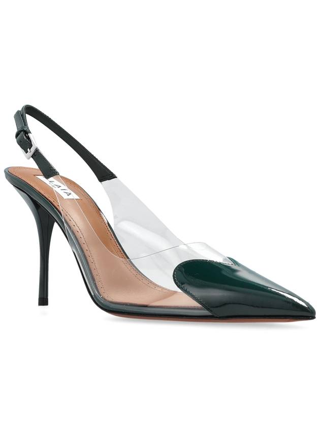 Alaïa Heeled Shoes Le Coeur, Women's, Green - ALAIA - BALAAN 4