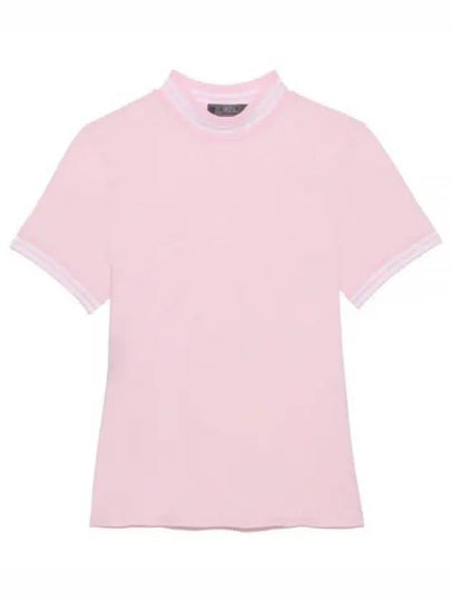 Women's Featherweight Mock Neck Golf Short Sleeve T-Shirt Blush - G/FORE - BALAAN 2