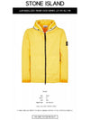 Wappen Patch Skin Touch Nylon Hooded Jacket Yellow - STONE ISLAND - BALAAN 3