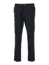 Compass Badge Cargo Straight Pants Black - STONE ISLAND - BALAAN 2