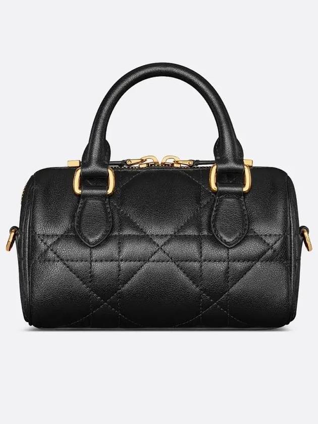 Groove 16 Macrocannage Calfskin Mini Bag Black - DIOR - BALAAN 6