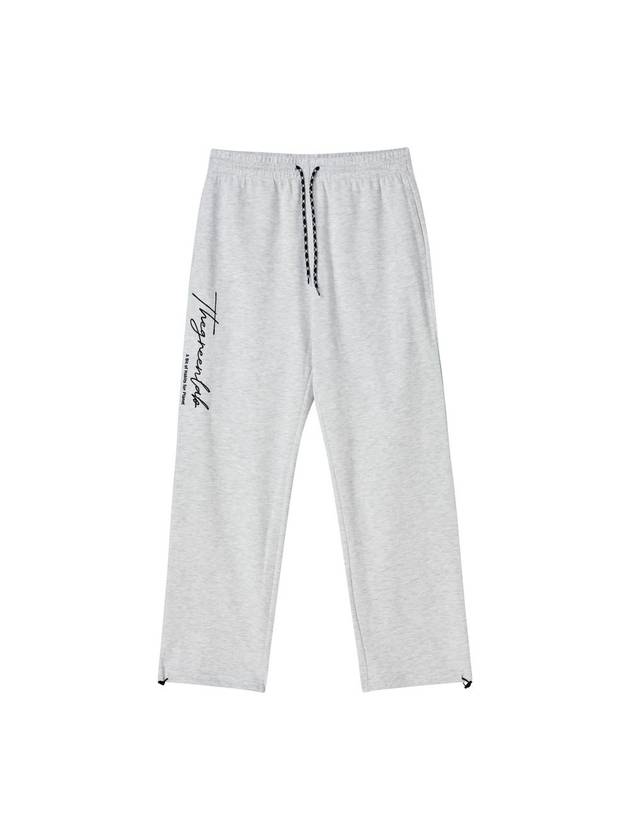 Over Fit String Jogger Pants Grey - THE GREEN LAB - BALAAN 1