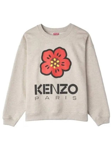 Balk Flower Sweatshirt Gray - KENZO - BALAAN 1