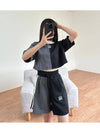 Patchwork Color Shorts Black - ADIDAS - BALAAN 2