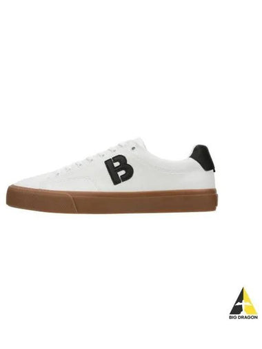 B logo striped low top sneakers 50474728 121 - BOSS - BALAAN 1